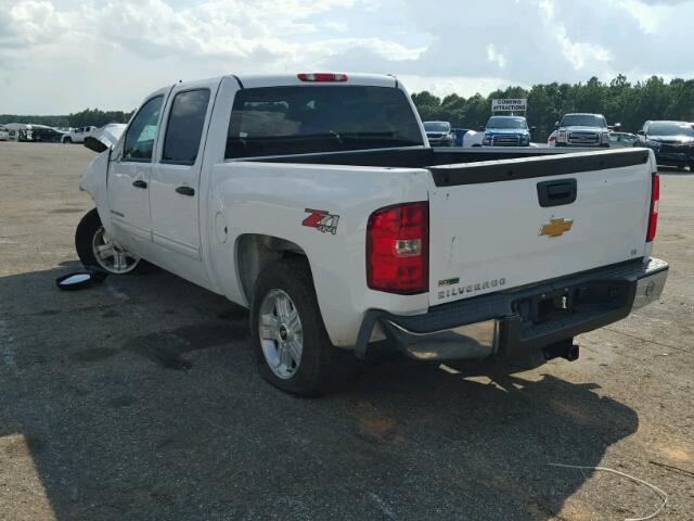 1GCPKSE75CF152948 - 2012 CHEVROLET SILVERADO WHITE photo 3