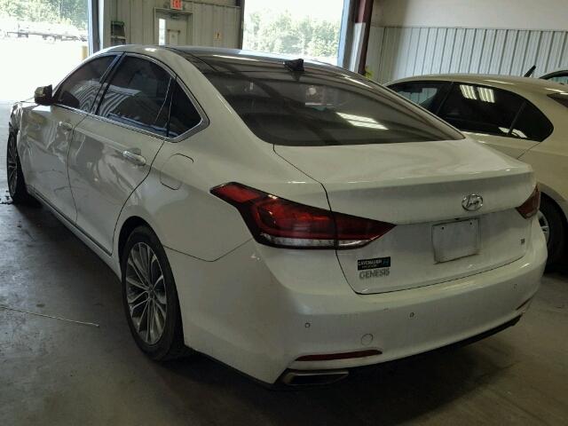 KMHGN4JE5FU046115 - 2015 HYUNDAI GENESIS 3. WHITE photo 3