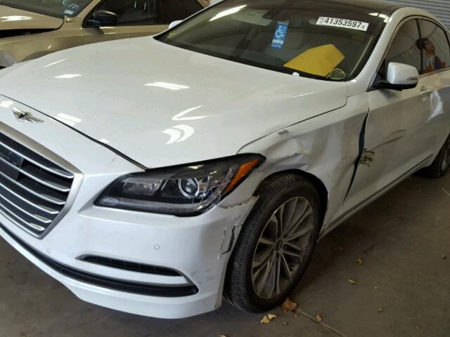 KMHGN4JE5FU046115 - 2015 HYUNDAI GENESIS 3. WHITE photo 9