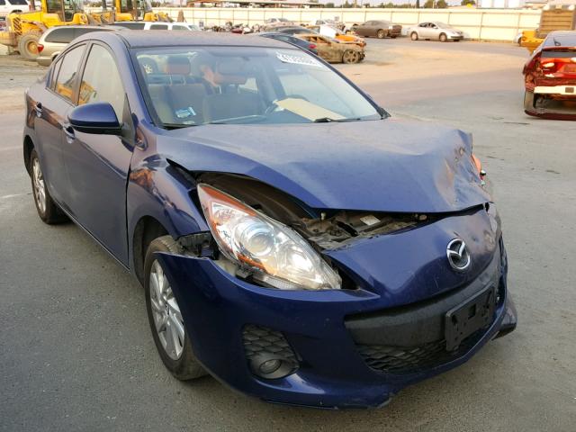 JM1BL1VP0D1805475 - 2013 MAZDA 3 I BLUE photo 1