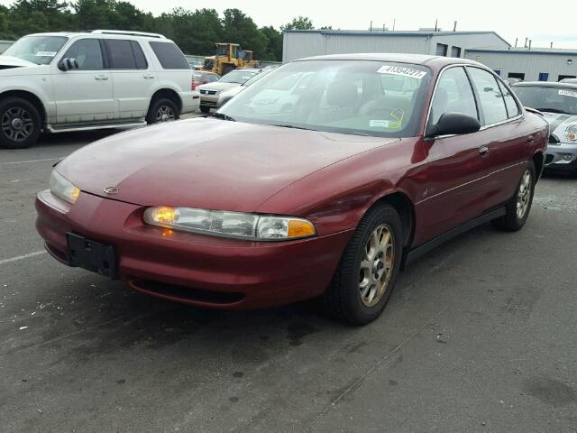 1G3WH52H21F256240 - 2001 OLDSMOBILE INTRIGUE G BURGUNDY photo 2