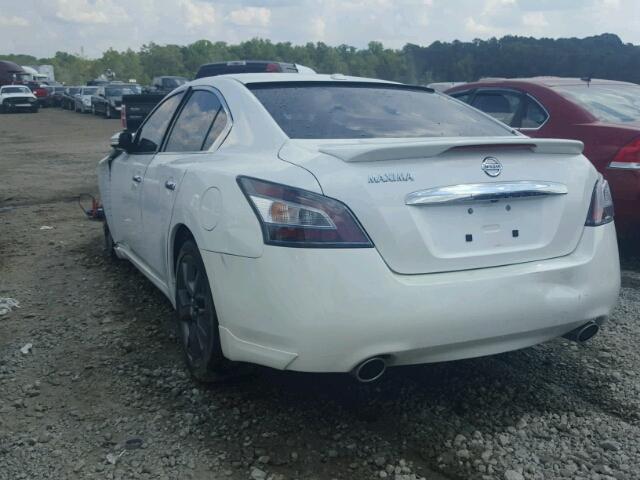 1N4AA5AP4EC462468 - 2014 NISSAN MAXIMA WHITE photo 3