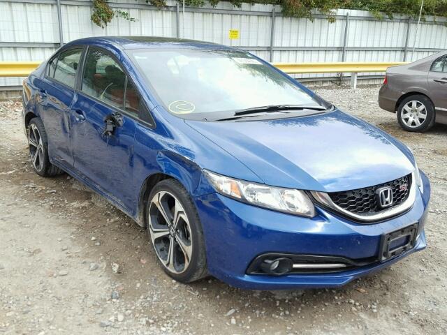 2HGFB6E58FH709681 - 2015 HONDA CIVIC SI BLUE photo 1