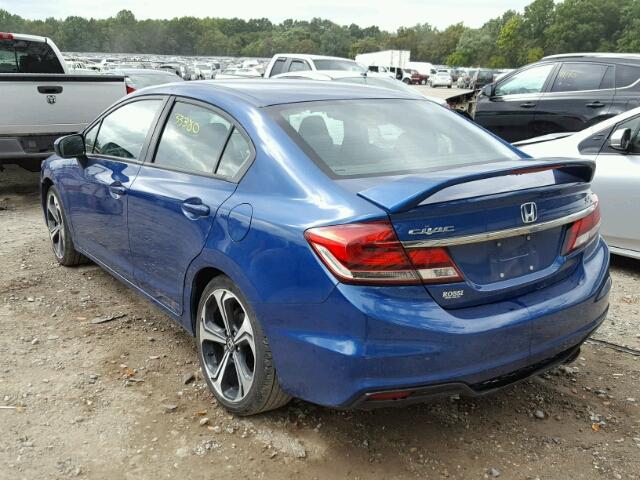 2HGFB6E58FH709681 - 2015 HONDA CIVIC SI BLUE photo 3