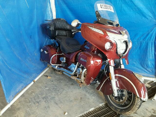 56KTRAAAXH3344407 - 2017 INDIAN MOTORCYCLE CO. ROADMASTER MAROON photo 1