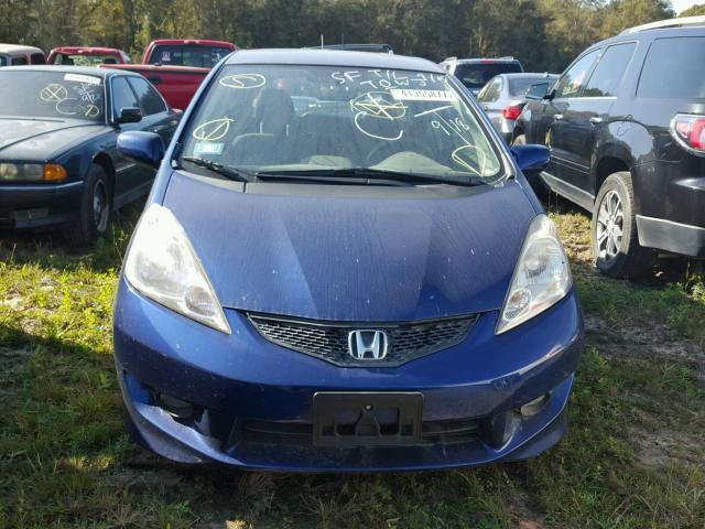 JHMGE8H56BC007162 - 2011 HONDA FIT BLUE photo 8