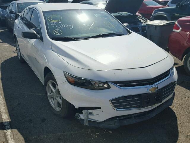 1G1ZB5ST7GF328151 - 2016 CHEVROLET MALIBU WHITE photo 1