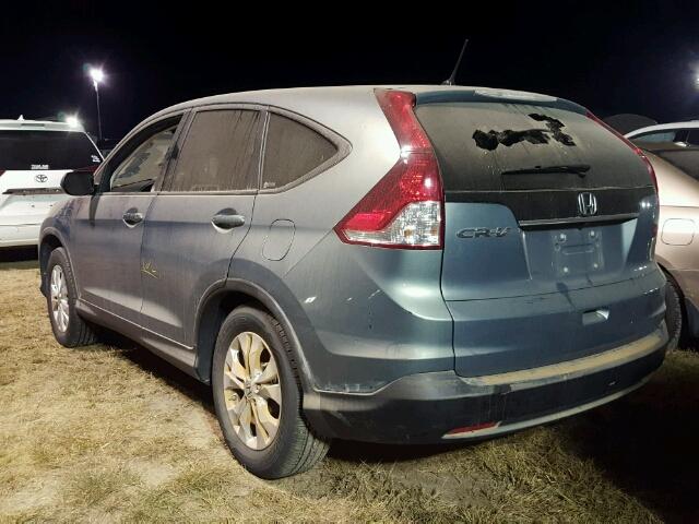 5J6RM3H54CL010749 - 2012 HONDA CR-V EX ლურჯი ფოტო 3