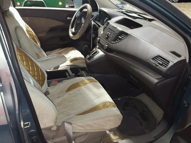 5J6RM3H54CL010749 - 2012 HONDA CR-V EX ლურჯი ფოტო 5