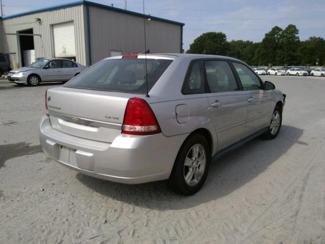1G1ZT64805F247498 - 2005 CHEVROLET MALIBU MAX SILVER photo 4
