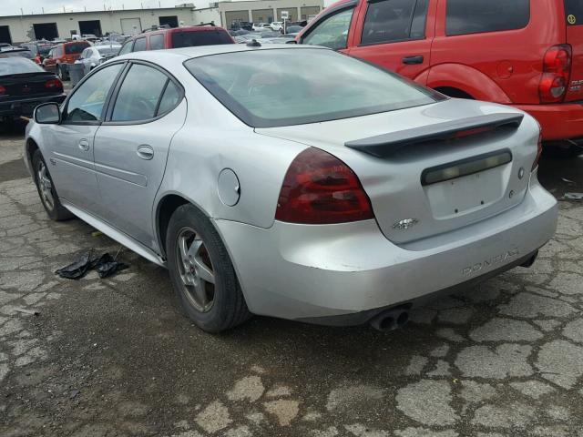 2G2WS522541344714 - 2004 PONTIAC GRAND PRIX SILVER photo 3