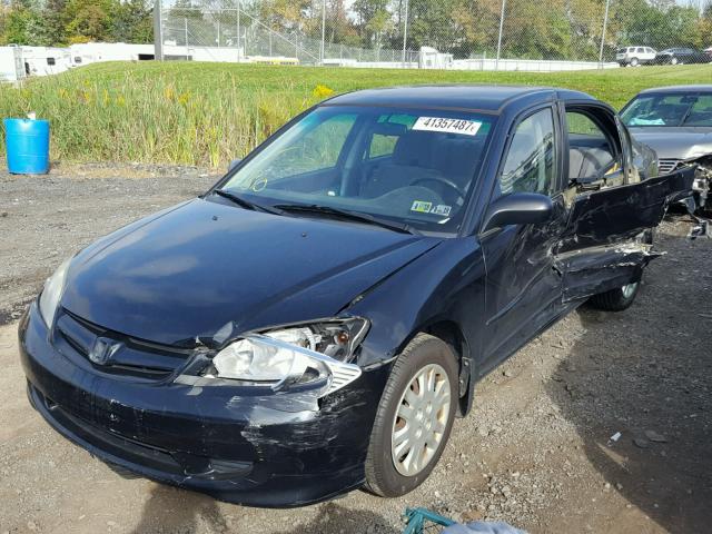 2HGES16564H586618 - 2004 HONDA CIVIC BLACK photo 2