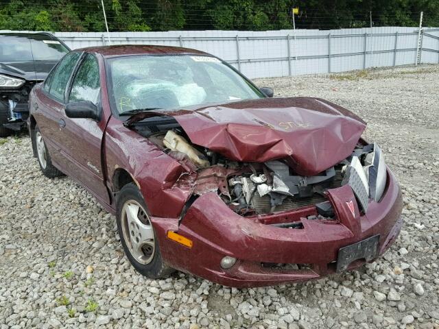 3G2JB52F03S122369 - 2003 PONTIAC SUNFIRE SL BURGUNDY photo 1