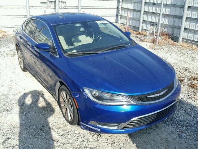 1C3CCCAB8FN684155 - 2015 CHRYSLER 200 LIMITE BLUE photo 1