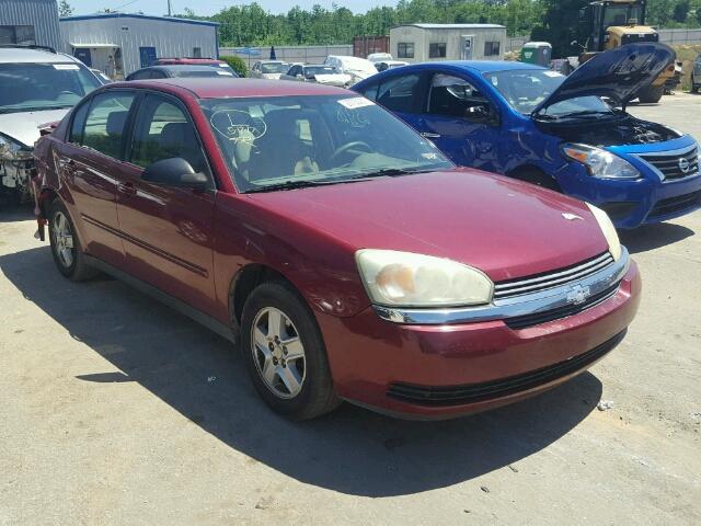 1G1ZT54835F139063 - 2005 CHEVROLET MALIBU LS BURGUNDY photo 1