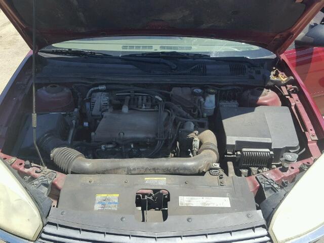 1G1ZT54835F139063 - 2005 CHEVROLET MALIBU LS BURGUNDY photo 7