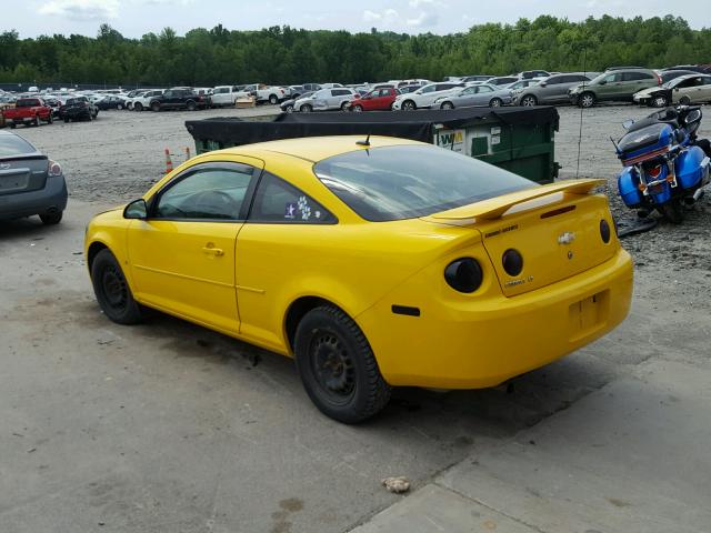 1G1AT18H297190232 - 2009 CHEVROLET COBALT LT YELLOW photo 3