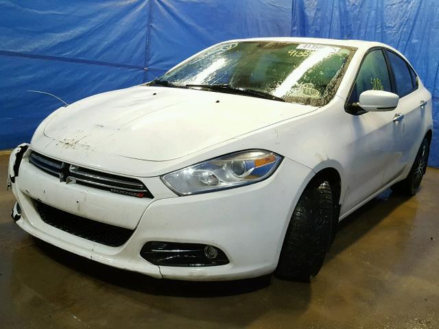 1C3CDFCA6DD199082 - 2013 DODGE DART LIMIT WHITE photo 2