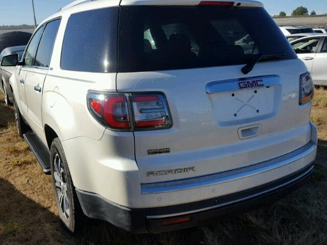 1GKKRSKD4EJ337674 - 2014 GMC ACADIA WHITE photo 3