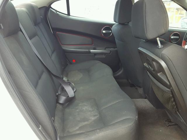 2G2WP552861123463 - 2006 PONTIAC GRAND PRIX თეთრი ფოტო 6