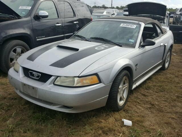 1FAFP45X5YF290947 - 2000 FORD MUSTANG SILVER photo 2