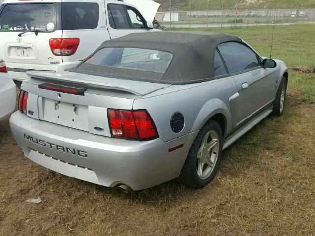 1FAFP45X5YF290947 - 2000 FORD MUSTANG SILVER photo 4