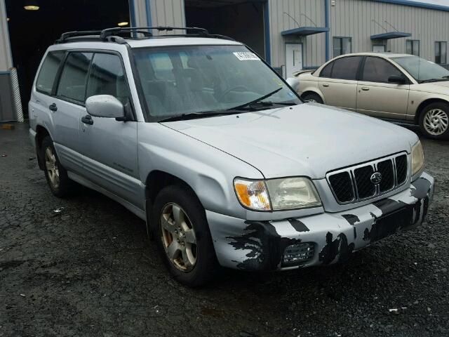 JF1SF65602H748118 - 2002 SUBARU FORESTER S SILVER photo 1
