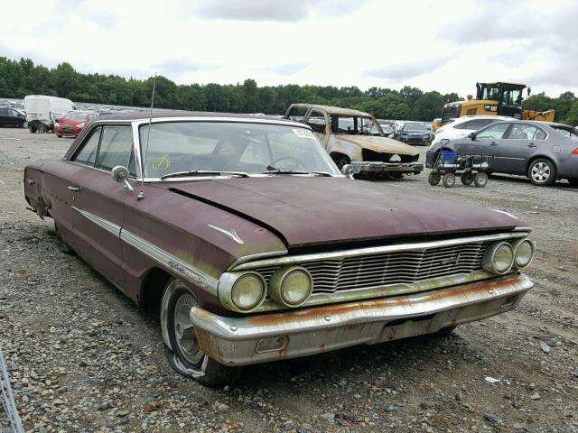 4E68X109621 - 1964 FORD GALAXY BURGUNDY photo 1