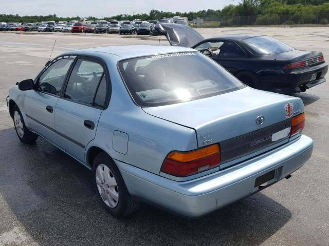 2T1AE09B0SC114857 - 1995 TOYOTA COROLLA LE BLUE photo 3