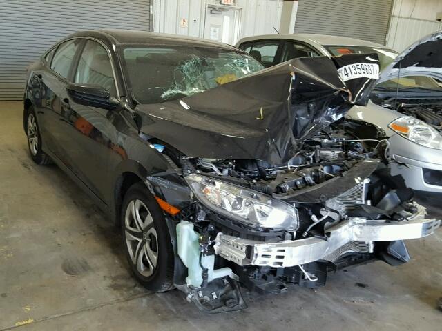 19XFC2F51GE048480 - 2016 HONDA CIVIC LX BLACK photo 1