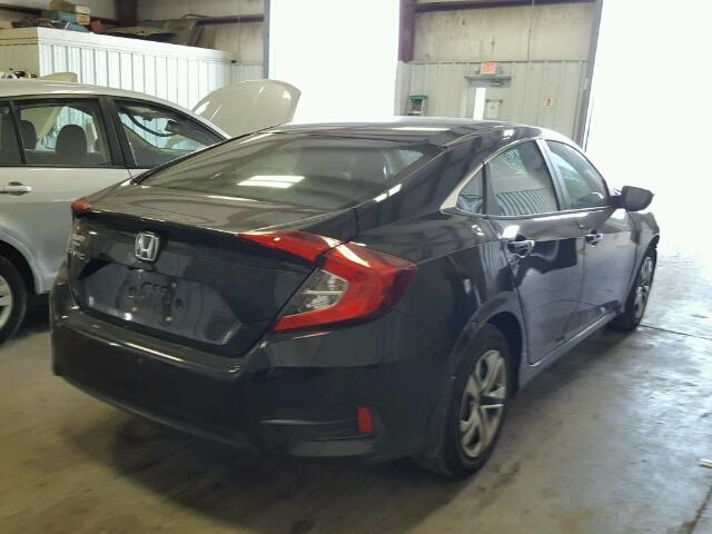19XFC2F51GE048480 - 2016 HONDA CIVIC LX BLACK photo 4