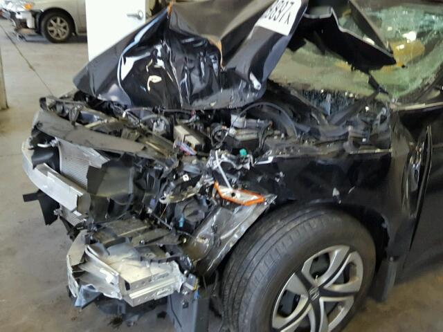 19XFC2F51GE048480 - 2016 HONDA CIVIC LX BLACK photo 9