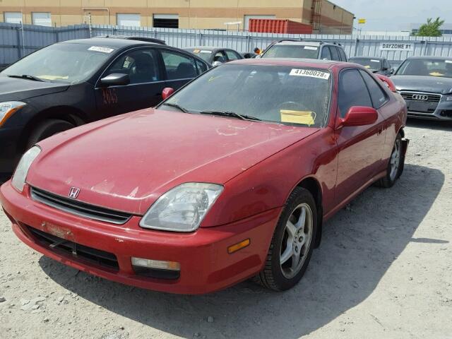 JHMBB6144WC801771 - 1998 HONDA PRELUDE RED photo 2