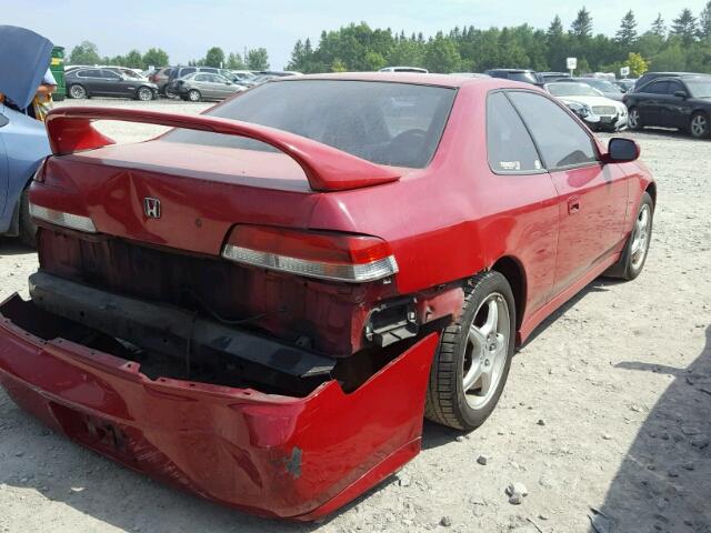 JHMBB6144WC801771 - 1998 HONDA PRELUDE RED photo 4