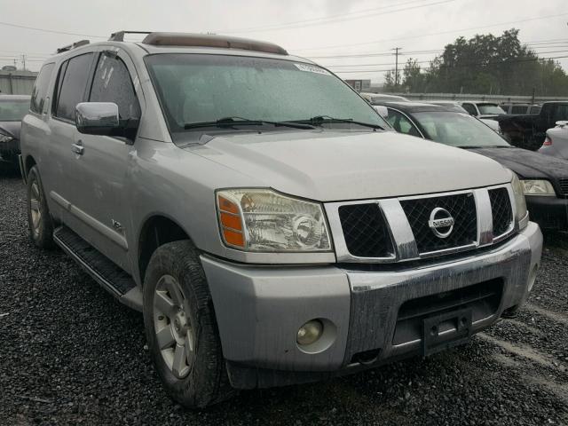 5N1AA08B96N743190 - 2006 NISSAN ARMADA SE SILVER photo 1