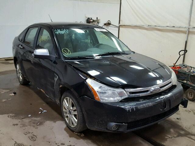 1FAHP35N18W216992 - 2008 FORD FOCUS SE BLACK photo 1