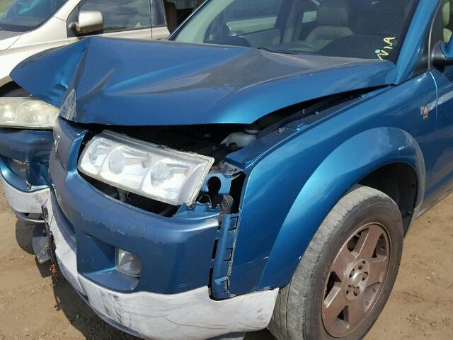 5GZCZ63475S819103 - 2005 SATURN VUE BLUE photo 9