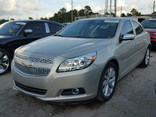 1G11E5SA5DF183447 - 2013 CHEVROLET MALIBU 2LT CREAM photo 2