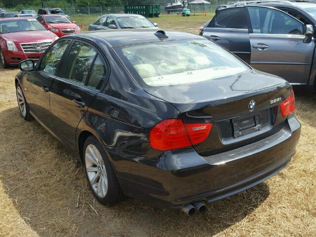 WBAPH7C58BA802376 - 2011 BMW 328 I BLACK photo 3