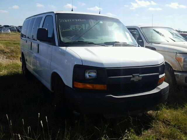 1GNZGXFA1D1167681 - 2013 CHEVROLET EXPRESS G3 WHITE photo 1