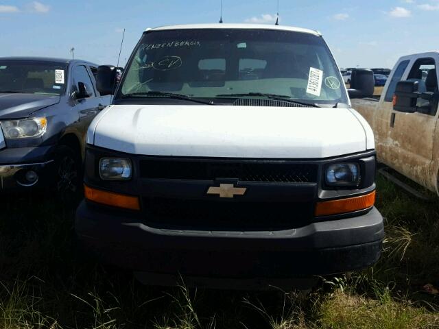 1GNZGXFA1D1167681 - 2013 CHEVROLET EXPRESS G3 WHITE photo 9