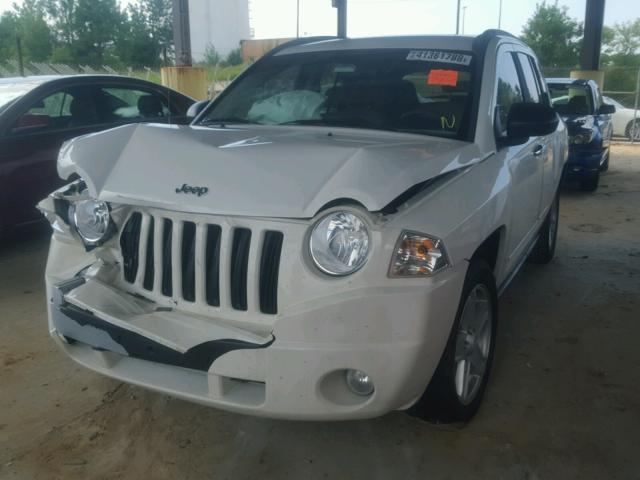 1J4FT47A59D139466 - 2009 JEEP COMPASS SP WHITE photo 2
