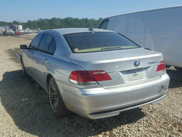 WBAHN03586DD98166 - 2006 BMW 760 LI SILVER photo 3