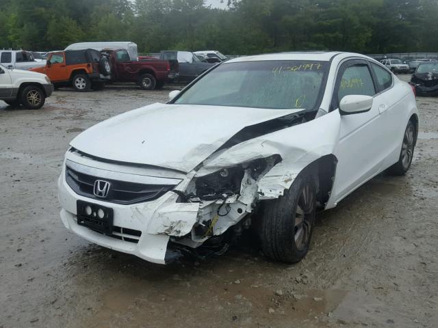 1HGCS1B85BA001045 - 2011 HONDA ACCORD EXL WHITE photo 2