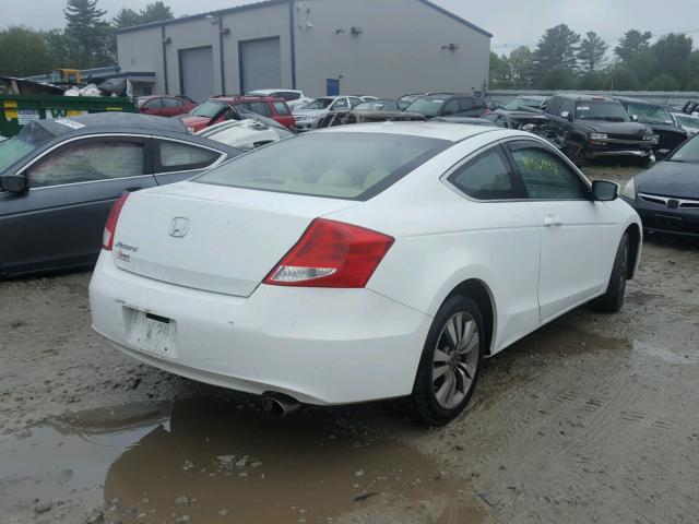 1HGCS1B85BA001045 - 2011 HONDA ACCORD EXL WHITE photo 4