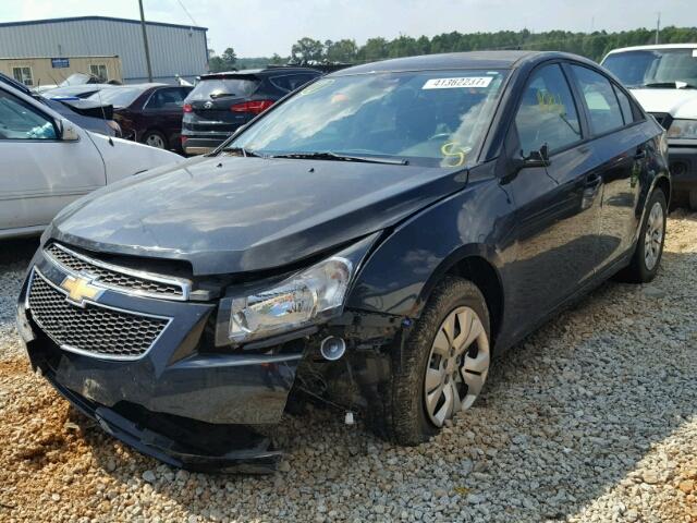 1G1PA5SH3E7237651 - 2014 CHEVROLET CRUZE LS BLUE photo 2