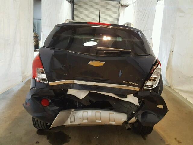 3GNAL3EK8ES644019 - 2014 CHEVROLET CAPTIVA LT BLACK photo 9