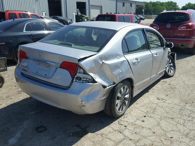 19XFA1F90AE002861 - 2010 HONDA CIVIC EXL 灰色 照片 4