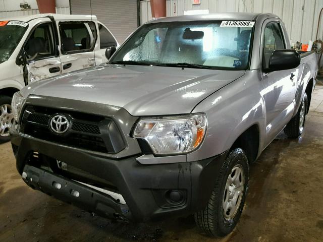 5TFNX4CN4EX036496 - 2014 TOYOTA TACOMA SILVER photo 2