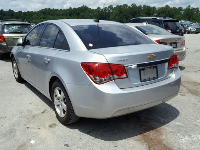 1G1PC5SB3E7159734 - 2014 CHEVROLET CRUZE LT SILVER photo 3